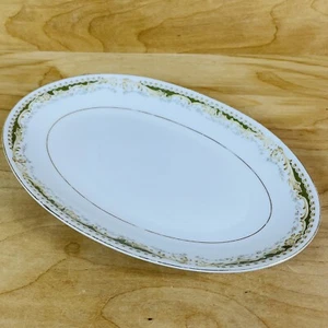 Vintage Queen Ann Oval Platter 10” By Signature Fine China Japan Porcelain - Picture 1 of 8