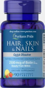 Quick Dissolve Hair Skin Nails-90 Tablets - Picture 1 of 1