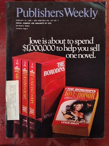 Rare PUBLISHERS WEEKLY Book Journal Magazine February 22 1980 Wright Morris - Imagen 1 de 1