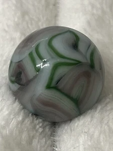 Schleierglas opak Vintage Marmor hellviolett/grün Shooter 22mm (B9) - Bild 1 von 5