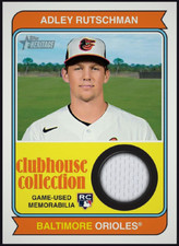 2023 Topps Heritage Rookie Relic RARE Patch MLB ADLEY RUTSCHMAN RC Digital Card