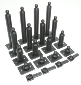 Standard Track Support & Clip - 20 Piece Set for Carrera 124 / 132 / Evolution - Picture 1 of 12