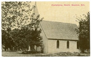 Postcard - Kenesaw, Nebraska Presbyterian Church - C. 1910 - Picture 1 of 2
