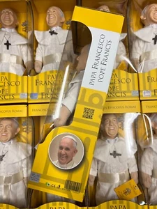 POPE FRANCIS Souvenir Doll BRAND NEW SEALED Jesus Catholic Toy Limited Edition - Bild 1 von 13