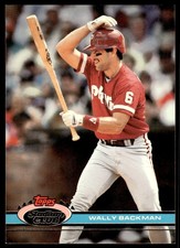 1991 Stadium Club Wally Backman Philadelphia Phillies #368