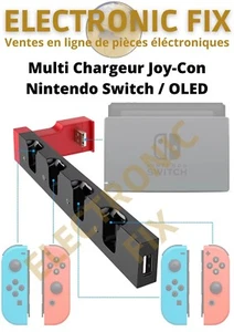 Multi Chargeur USB Support Station accueil Joy-Con Dock Nintendo Switch / OLED - Photo 1/38