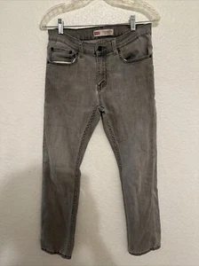 Levi's Performance 511 Slim Denim Jeans Boys 16 REG W28xL28 Gray Cotton Blend - Picture 1 of 4