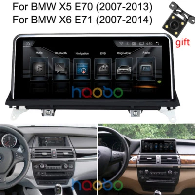 Android 13 Car GPS Radio player Navigation for For BMW X5 E70 X6 E71 2007-2014 - Image 1 of 4
