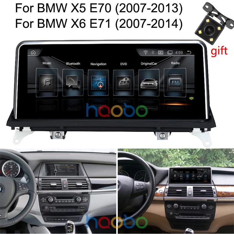 Android 13 Car GPS Radio player Navigation for For BMW X5 E70 X6 E71 2007-2014 - Image 1 of 4