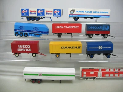 AI803-0, 5 #9x Kibri etc H0 Pendant F Last Lorry: Iveco +Danzas +Schöller etc - Image 1 of 4