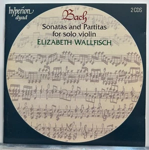 Bach, Elizabeth Wallfisch : Sonates And Partitas For Solo Violin (2 CD Set) *VG* - Bild 1 von 2