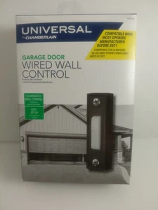 Nuovo pulsante di controllo a parete universale di Chamberlain porta garage cablato pulsante - Foto 1 di 7