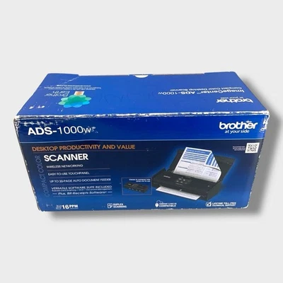 Brother ADS-1000W Wireless Compact Color Scanner - Tested - Image 1 of 4