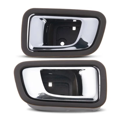 2 件后驱动器和乘客侧内门把手适用于本田 Pilot 2003 - 2008 — 第 1/4 张图片