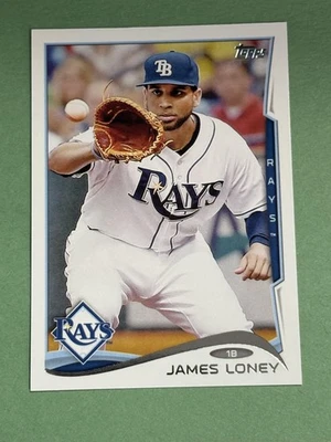 James Loney 2014 Topps Tampa Bay Rays #328 Y203 - Image 1 of 2