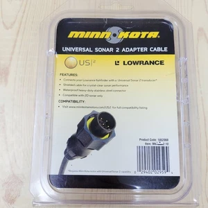 Nuevo cable adaptador sonar universal Minn Kota MKR-US-2-10 para Lowrance 1852060 - Imagen 1 de 7