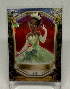 2025 Topps Chrome Disney Wonder Tiana Enchantments True Red /5 (1/8,875 Packs) - Picture 1 of 2
