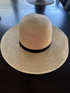 Guatemaltekischer Palmblätter Sonnenhut Größe 7 3/8 ungeformt Dallas Hüte natürliche Farbe - Bild 1 von 10