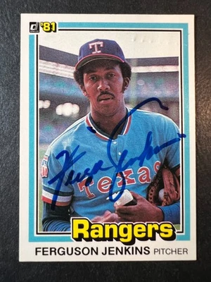 1981 Donruss Fergie Jenkins #146 signed autograph - Image 1 of 2