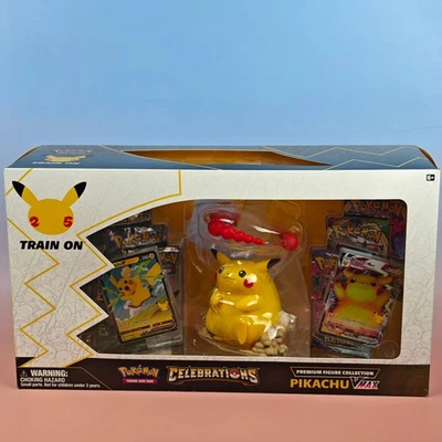 POKÉMON CELEBRATIONS 25TH ANNI PREMIUM FIGURE COLL 2021 PIKACHU VMAX SEALED OVP - Bild 1 von 4