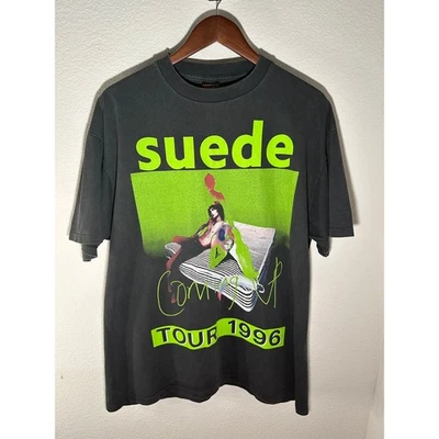 Gamuza "Coming up Tour 1996" Vintage Reimpresión Brockum Etiqueta Puntada Única Foto 1 de 4