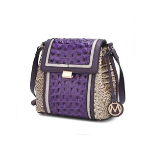 MKF Collection Jamilah Women’s Crossbody Bag - Stylish Vegan Leather Shoulder - Picture 1 of 1