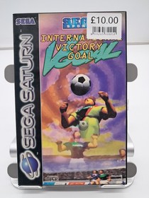 International Victory Goal -  Sega Saturn (Case Damaged)