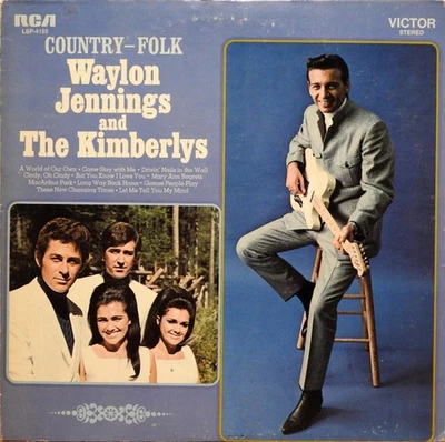 Waylon Jennings And The Kimberlys - Country-Folk (LP) (Very Good Plus (VG+)) - 3 - Image 1 of 4