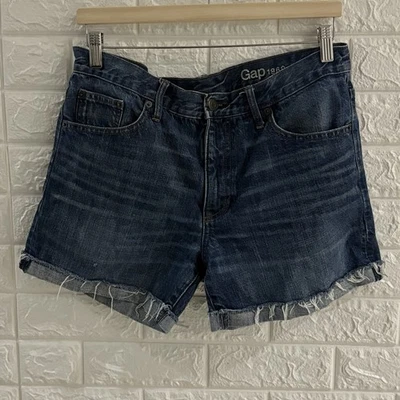 Pantalones de mezclilla para mujer Gap 1969 talla 28 R sexy novio corte lavado medio Foto 1 de 4