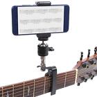 Portable Smartphone Guitar Capo Headstock Neck Clamp Cell Phone Stand Durable