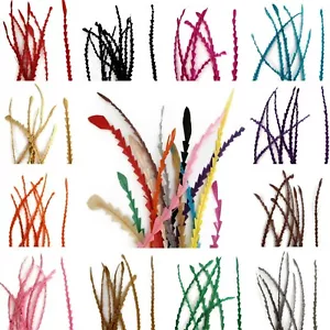 Coque Feathers - Chevron Zig Zag Cut - 25cm - 35cm / 9"-13" - 14 Colours - Picture 1 of 14