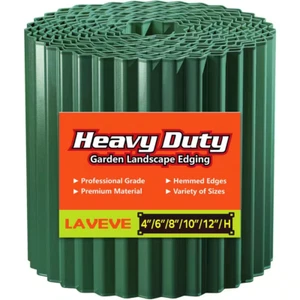 6" X 40' Green Corrugated Metal Garden Edging Landscape Edging Border for Lawn F - Picture 1 of 12