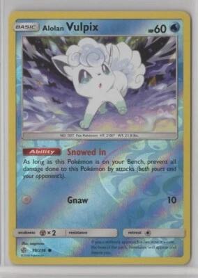 Alolan Vulpix 39/236 Sm-Cosmic Eclipse Reverse Holo - Image 1 of 2