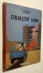 TINTIN : Objectif Lune - B8 EO Belge 1953 - Cote BDM 800 € - Etat Très Correct - Picture 1 of 7