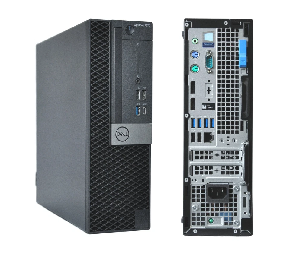 Dell OptiPlex 7070 SFF NVMe SSD - i3 i5 i7 - 16/32/64GB RAM - WLAN - Win 11 Pro - Bild 1 von 1