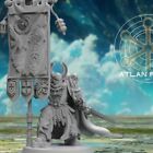 Templar War Banners (20) + Standard - Atlan Forge/Sci-Fi/Tabletop Miniatures