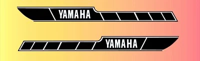 Calcomanías negras adecuadas para Yamaha RD125/200E, DX twins, Yamaha RD 125/200 E Foto 1 de 4