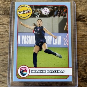 Melanie Barcenas 2023 Parkside NWSL Chibis Club BLUE PARALLEL Rookie 1 /24 Wave