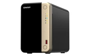 QNAP TS-264 NAS Tower Ethernet LAN Black, Gold N5095 - Picture 1 of 5