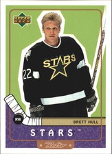 1999-00 UD Retro Stars Hockey Card #25 Brett Hull