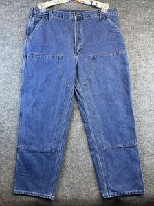 Carhartt Jeans Men 40x31 Double Knee Heavy Duty Workwear Denim Pants - Picture 1 of 9