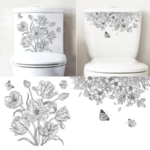 Bathroom Accessories Home Decoration Toilet Sticker Wall Sticker Beautiful DIY ! - Picture 1 of 14