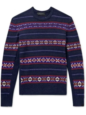 NEW Men's Rag & Bone Mens Multi Wesley Fair Isle Wool Crewneck Sweater XXL#S5852 - Image 1 of 4