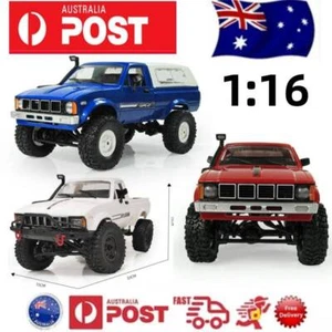 WPL C24-1 Toyota Hilux 1/16 Scale: 4WD RC Trail Truck Rock Crawler 4WD Car New - Picture 1 of 17