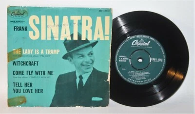 Frank Sinatra ‎- The Lady Is A Tramp - 1958 Vinyl 7" EP - Capitol EAP 1-1013 - Image 1 of 4