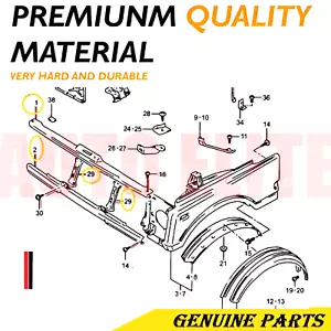 Suzuki Samurai SJ Front Panel Lower Member Hood Support Brace Grill Mount Frame - Foto 1 di 8
