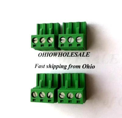 3 pin 5.08mm Phoenix Connector Plug Fits Crown CTs Series amplifiers Ohio Seller - Image 1 of 4