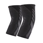 1 Pair Arm Guard High Stretchy Shock Absorption Gym Knitted Elbow Pad Elastic
