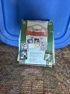 35Vintage 1992 Fleer Factory Sealed Cello Packs Opened Box. - Picture 1 of 3