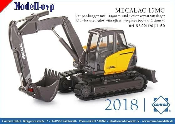 Mecalac 15MC Raupenbagger Conrad Modelle con 2211/0 - Image 1 of 1